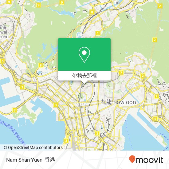 Nam Shan Yuen地圖