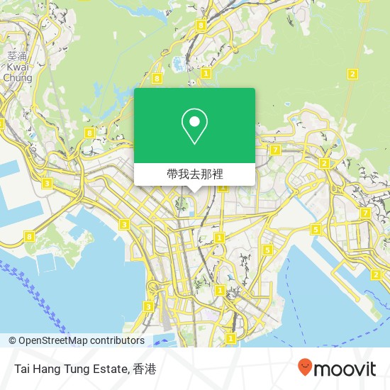 Tai Hang Tung Estate地圖