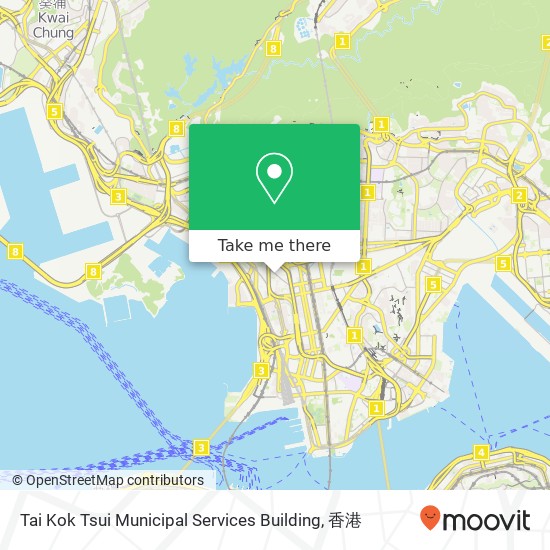 Tai Kok Tsui Municipal Services Building地圖
