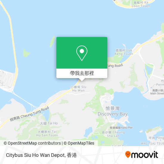 Citybus Siu Ho Wan Depot地圖