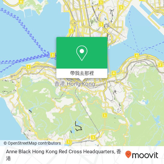 Anne Black Hong Kong Red Cross Headquarters地圖