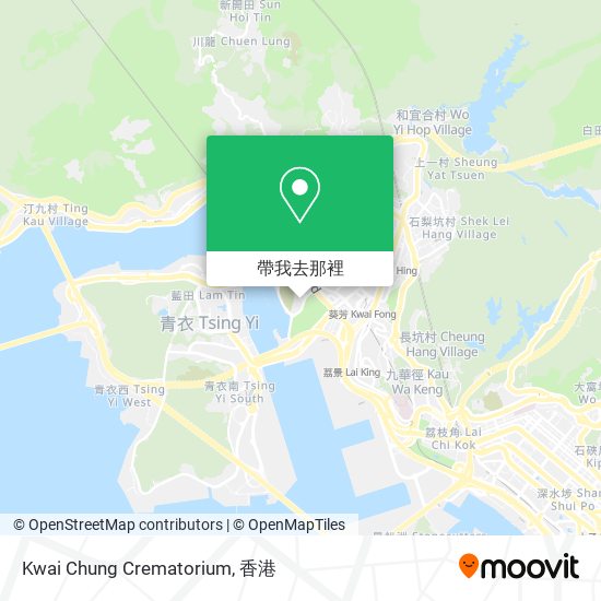 Kwai Chung Crematorium地圖