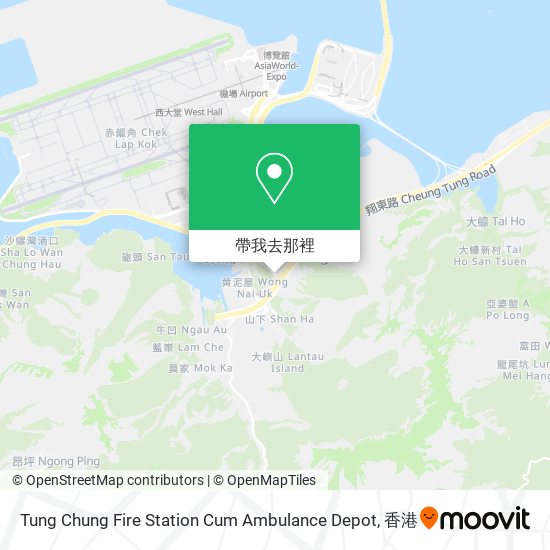 Tung Chung Fire Station Cum Ambulance Depot地圖