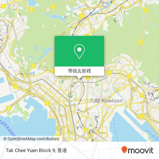 Tak Chee Yuen Block 9地圖