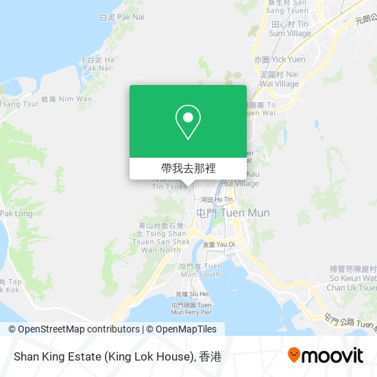 Shan King Estate (King Lok House)地圖
