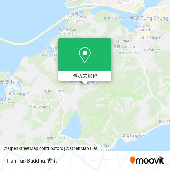 Tian Tan Buddha地圖