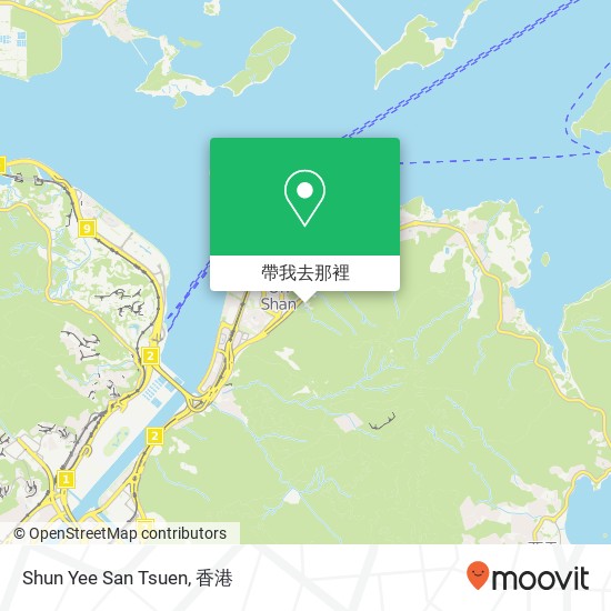 Shun Yee San Tsuen地圖