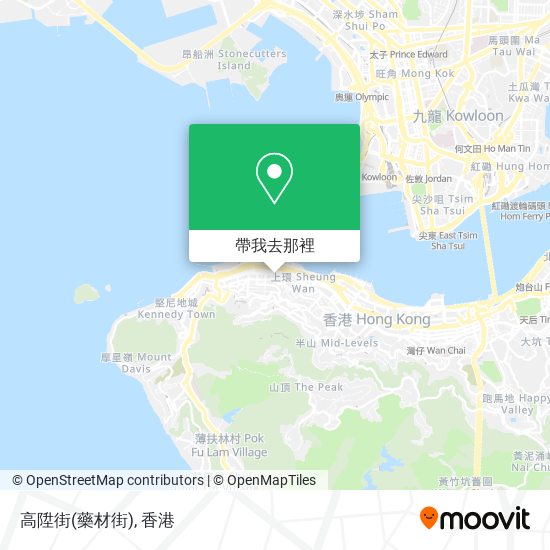 高陞街(藥材街)地圖
