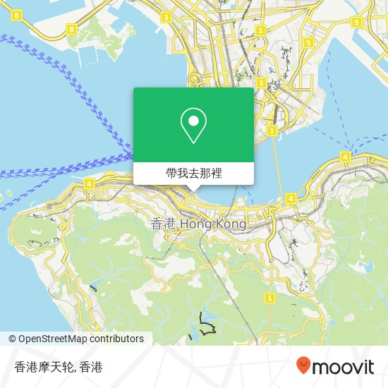 香港摩天轮地圖