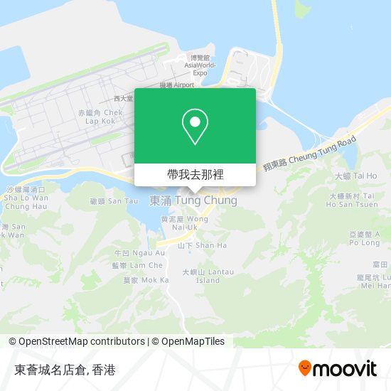 東薈城名店倉地圖