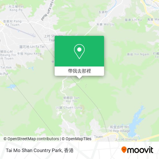 Tai Mo Shan Country Park地圖