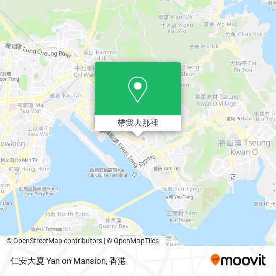 仁安大廈 Yan on Mansion地圖