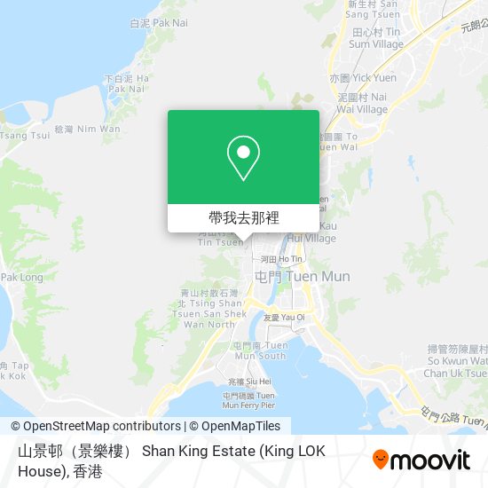 山景邨（景樂樓） Shan King Estate (King LOK House)地圖