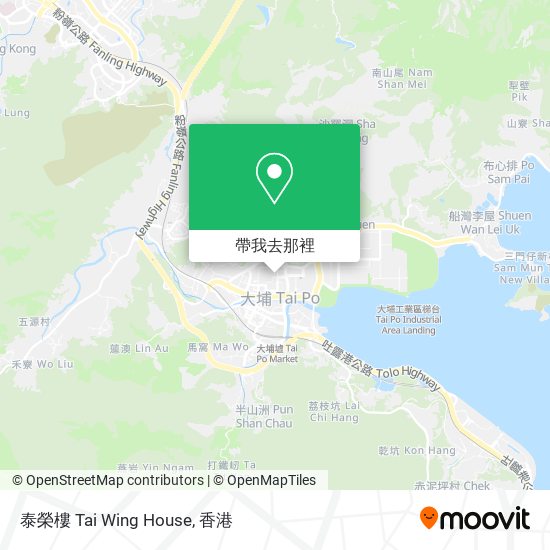 泰榮樓 Tai Wing House地圖
