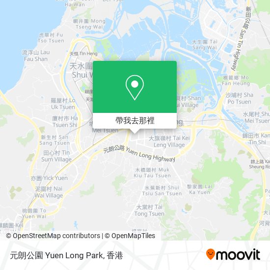 元朗公園 Yuen Long Park地圖