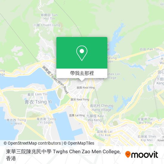 東華三院陳兆民中學 Twghs Chen Zao Men College地圖