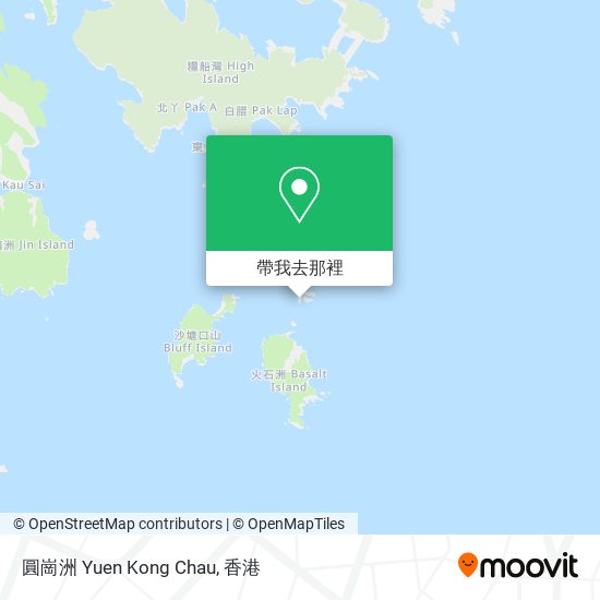 圓崗洲 Yuen Kong Chau地圖