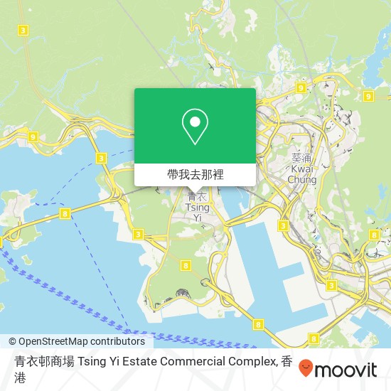 青衣邨商場 Tsing Yi Estate Commercial Complex地圖