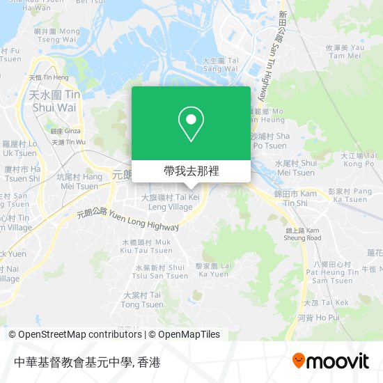 中華基督教會基元中學地圖