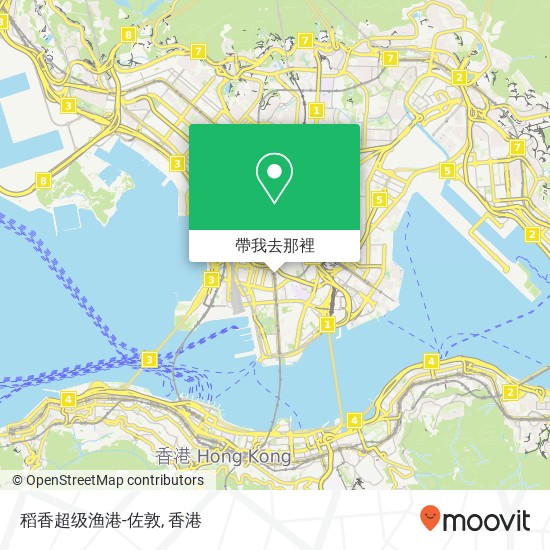 稻香超级渔港-佐敦地圖