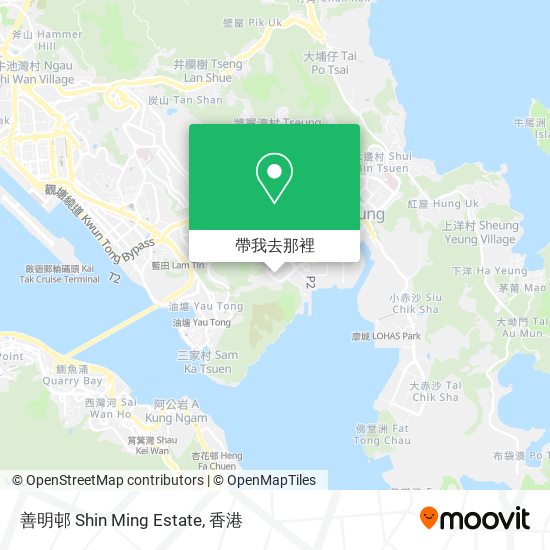 善明邨 Shin Ming Estate地圖
