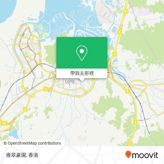 雍翠豪園地圖
