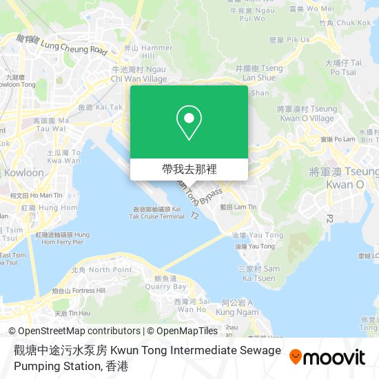觀塘中途污水泵房 Kwun Tong Intermediate Sewage Pumping Station地圖