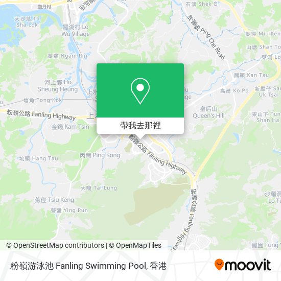 粉嶺游泳池 Fanling Swimming Pool地圖
