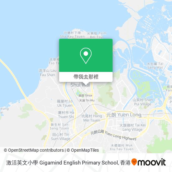 激活英文小學 Gigamind English Primary School地圖
