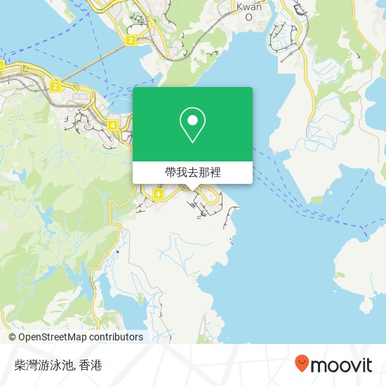 柴灣游泳池地圖