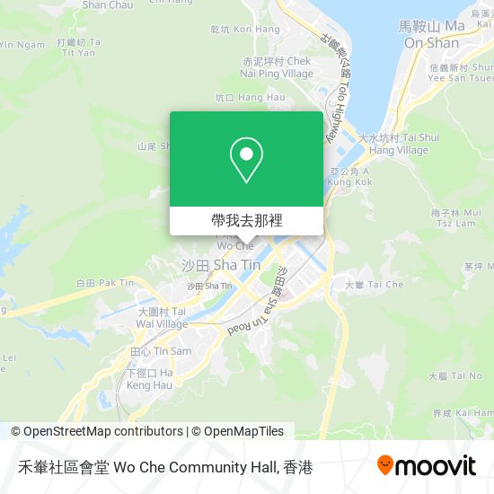 禾輋社區會堂 Wo Che Community Hall地圖