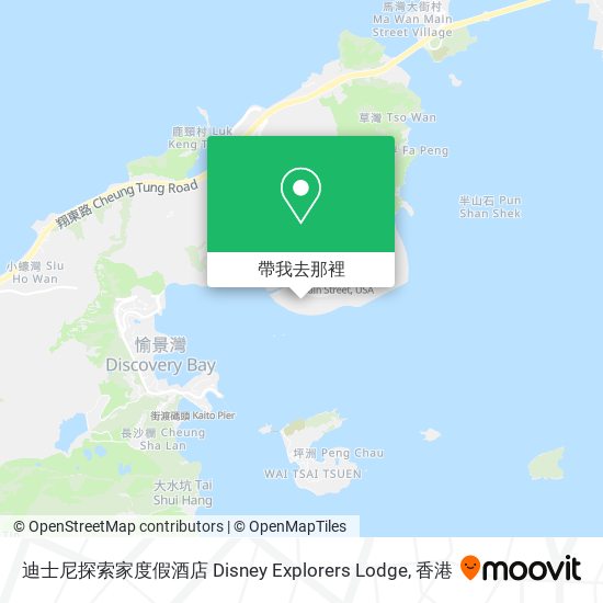 迪士尼探索家度假酒店 Disney Explorers Lodge地圖