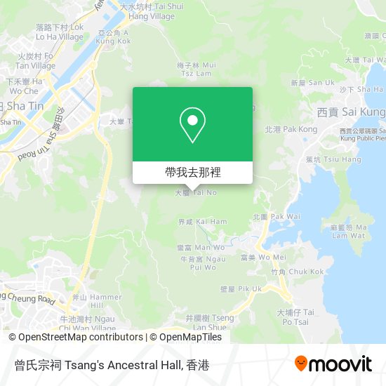 曾氏宗祠 Tsang's Ancestral Hall地圖