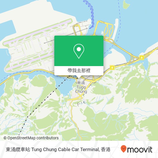 東涌纜車站 Tung Chung Cable Car Terminal地圖