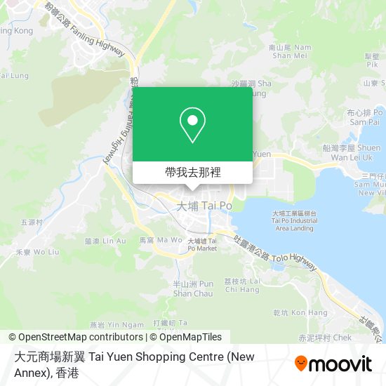 大元商場新翼 Tai Yuen Shopping Centre (New Annex)地圖