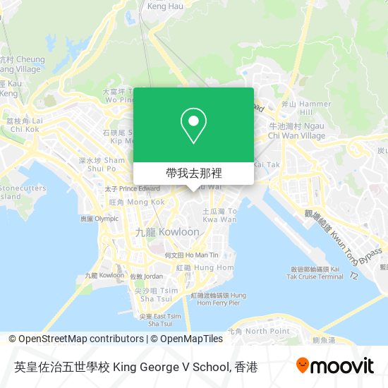 英皇佐治五世學校 King George V School地圖