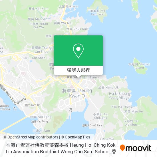 香海正覺蓮社佛教黃藻森學校 Heung Hoi Ching Kok Lin Association Buddhist Wong Cho Sum School地圖