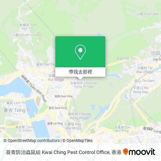 葵青防治蟲鼠組 Kwai Ching Pest Control Office地圖