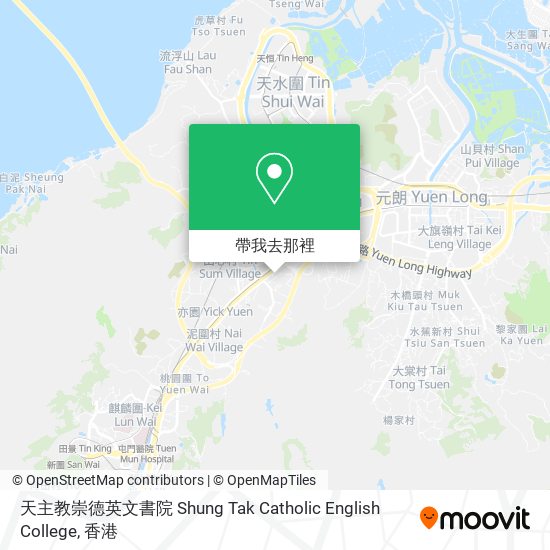 天主教崇德英文書院 Shung Tak Catholic English College地圖