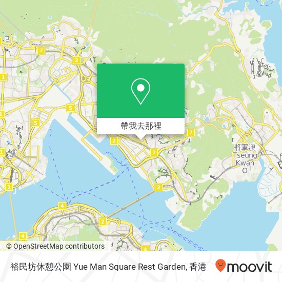 裕民坊休憩公園 Yue Man Square Rest Garden地圖