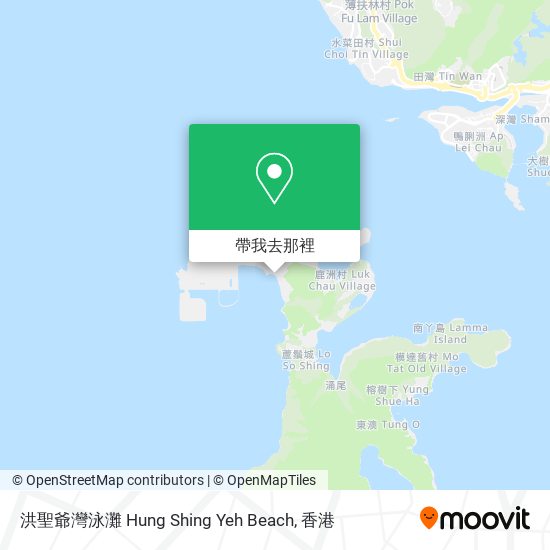 洪聖爺灣泳灘 Hung Shing Yeh Beach地圖