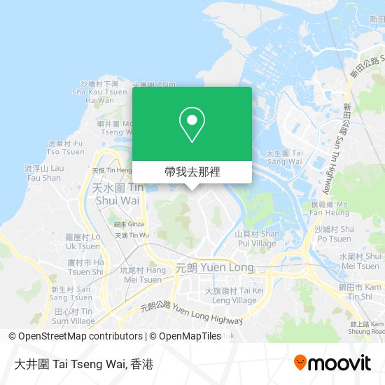 大井圍 Tai Tseng Wai地圖