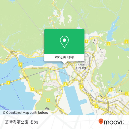 荃灣海濱公園地圖