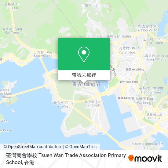 荃灣商會學校 Tsuen Wan Trade Association Primary School地圖