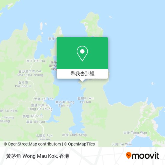 黃茅角 Wong Mau Kok地圖