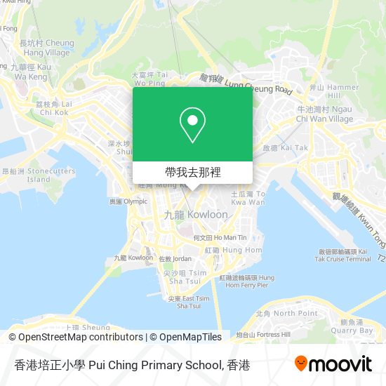 香港培正小學 Pui Ching Primary School地圖