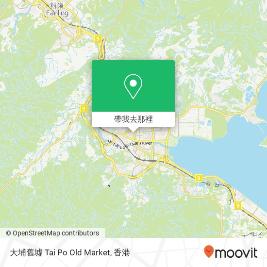 大埔舊墟 Tai Po Old Market地圖