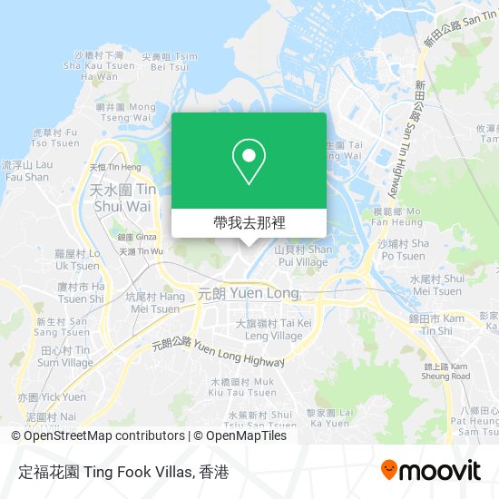 定福花園 Ting Fook Villas地圖