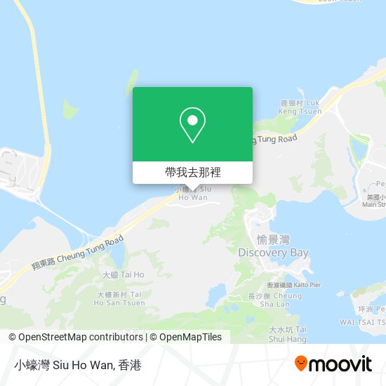 小蠔灣 Siu Ho Wan地圖