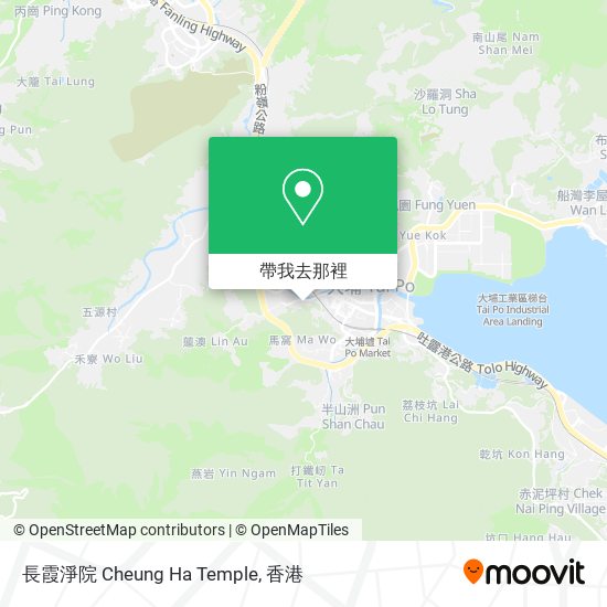 長霞淨院 Cheung Ha Temple地圖